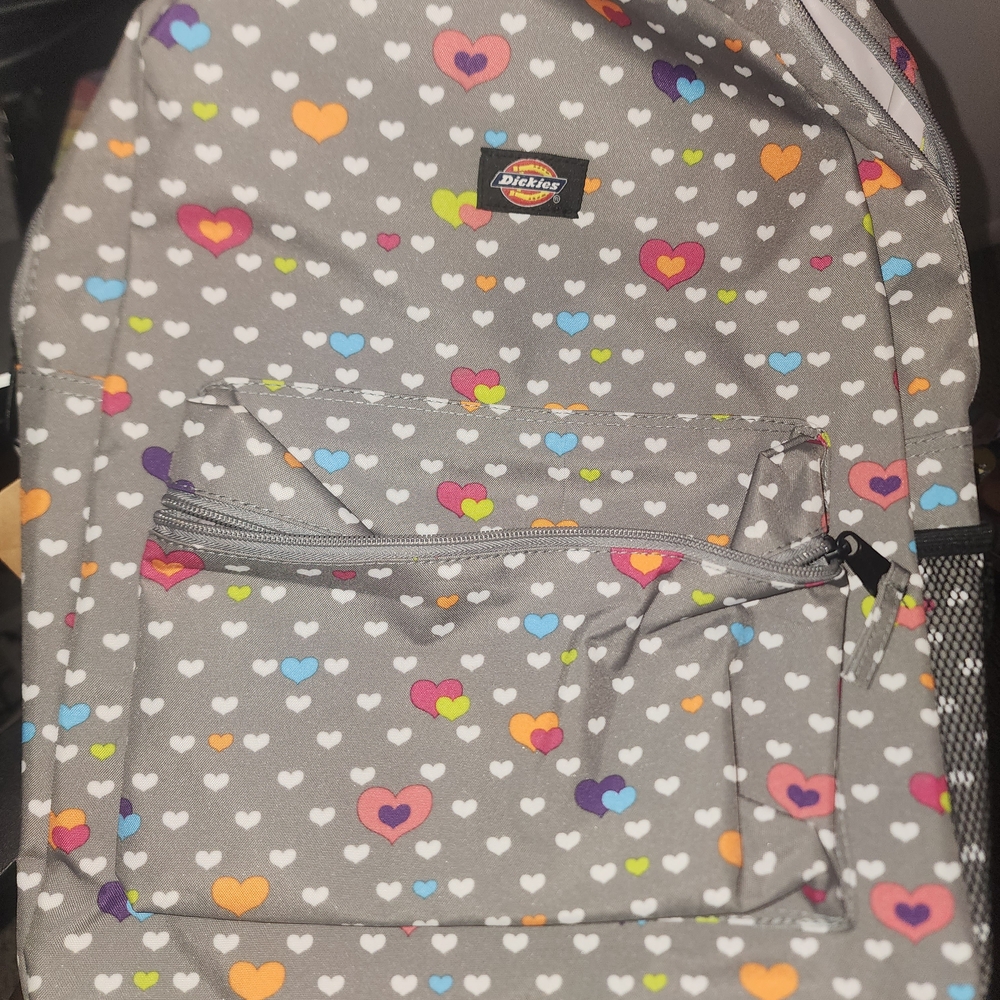 Dickies Multicolor Heart Print Backpack